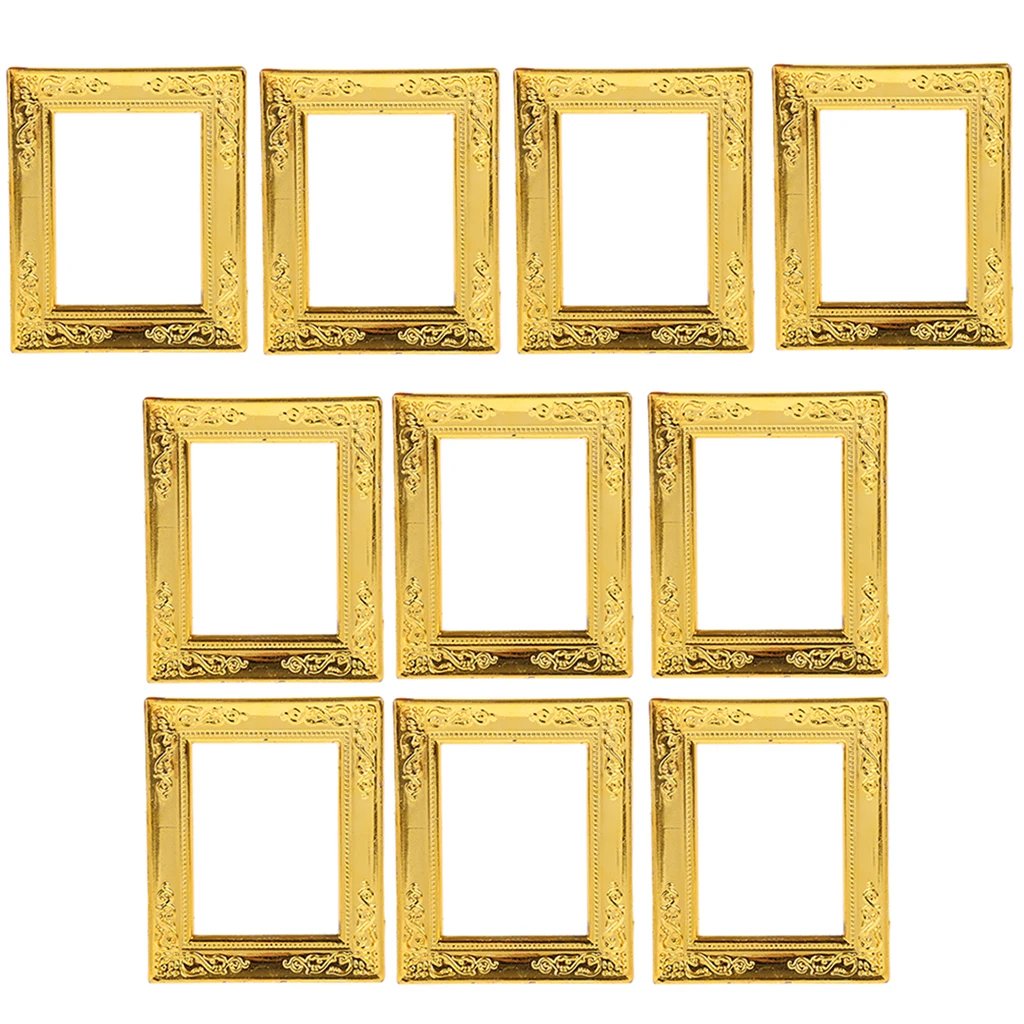 10 шт. винтажный дизайн мини металлический кукольный домик декор мебель набор