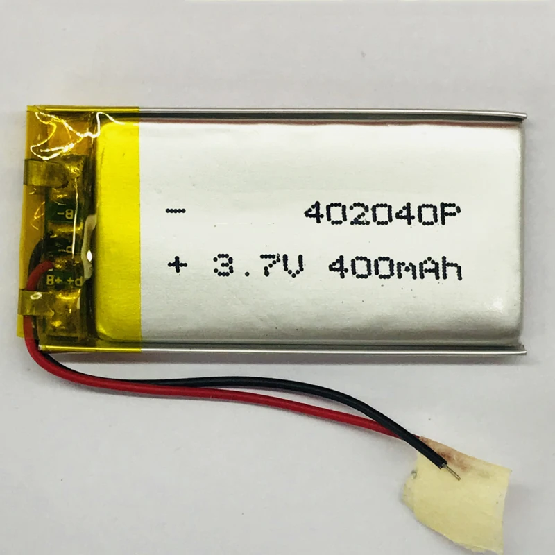 10 шт. 3 7 V 400mAh 402040 литий полимерный 402040p 042040 Li Po аккумуляторные батареи для Mp3 MP4 MP5 GPS