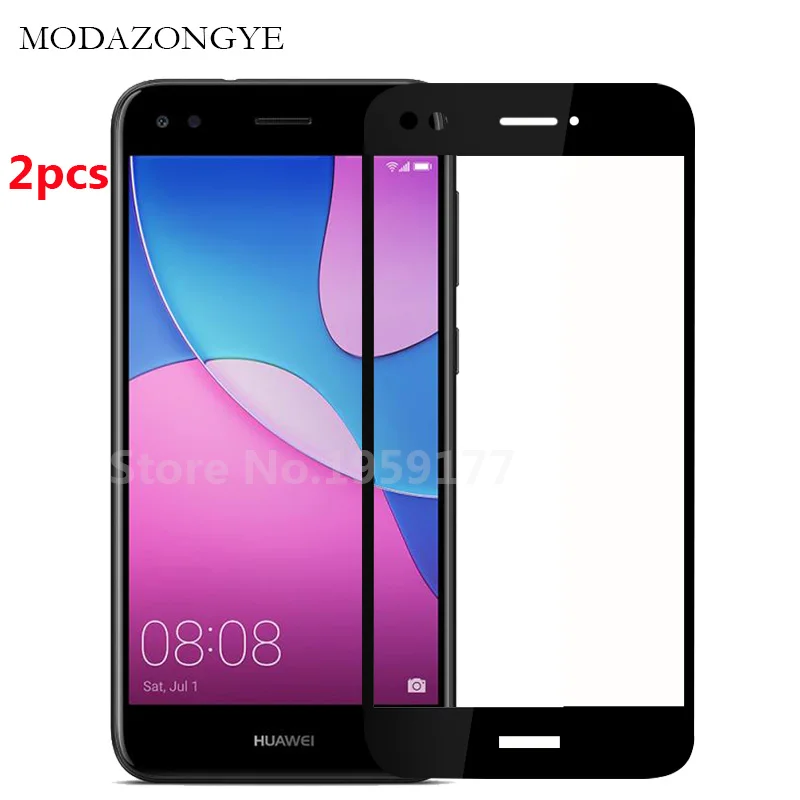 2 шт закаленное стекло Huawei Nova lite 2017 защита экрана SLA L22 5 0 полное покрытие|full cover|screen
