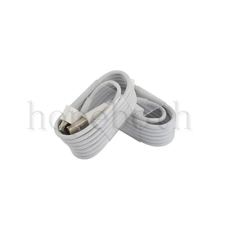 10 шт./лот для iPhone 4 5 USB Зарядное устройство кабель 30 pin 8Pin Плетеный белый usb передачи