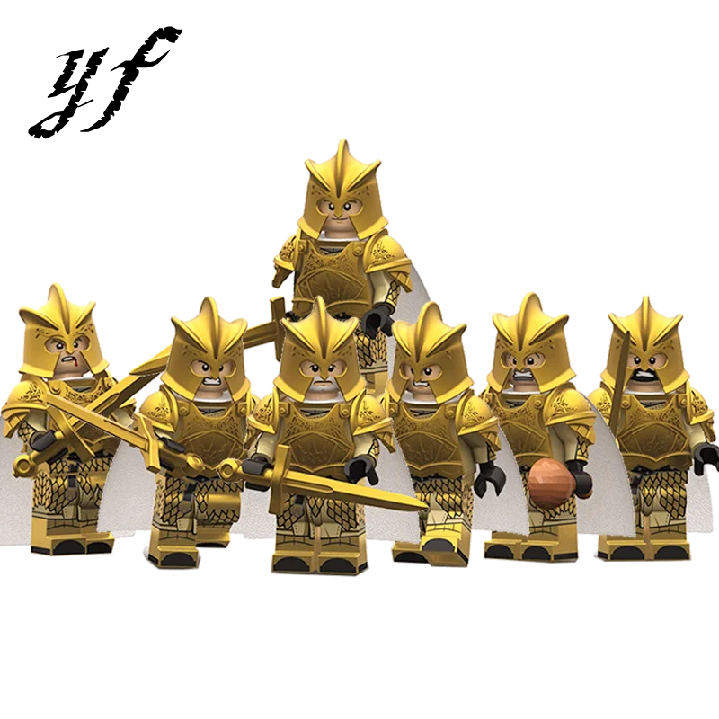 Legoed Игра престолов миниатюрный средневековый рыцарский замок солдат Мэндон