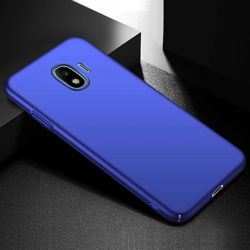 YonLinTan Coque cover Case For Samsung galaxy J4 J 4 2018 hard Pc On luxury plain Matte Phone Protector Back Etui | Мобильные