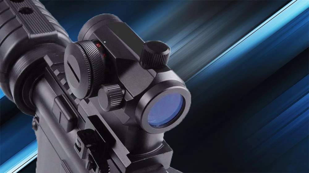 Мини 1X24 Rifescope боковая иллюминация снайперская Красная Зеленая точка зрения с быстросъемным красным точечным креплением для охоты Airgun