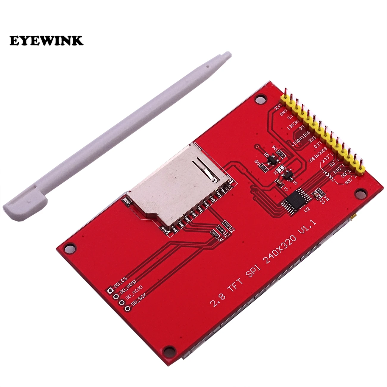 EYEWINK 1 шт. 240x320 2," SPI TFT lcd Сенсорная панель последовательный порт Модуль с PCB ILI9341 5 В/3,3 В