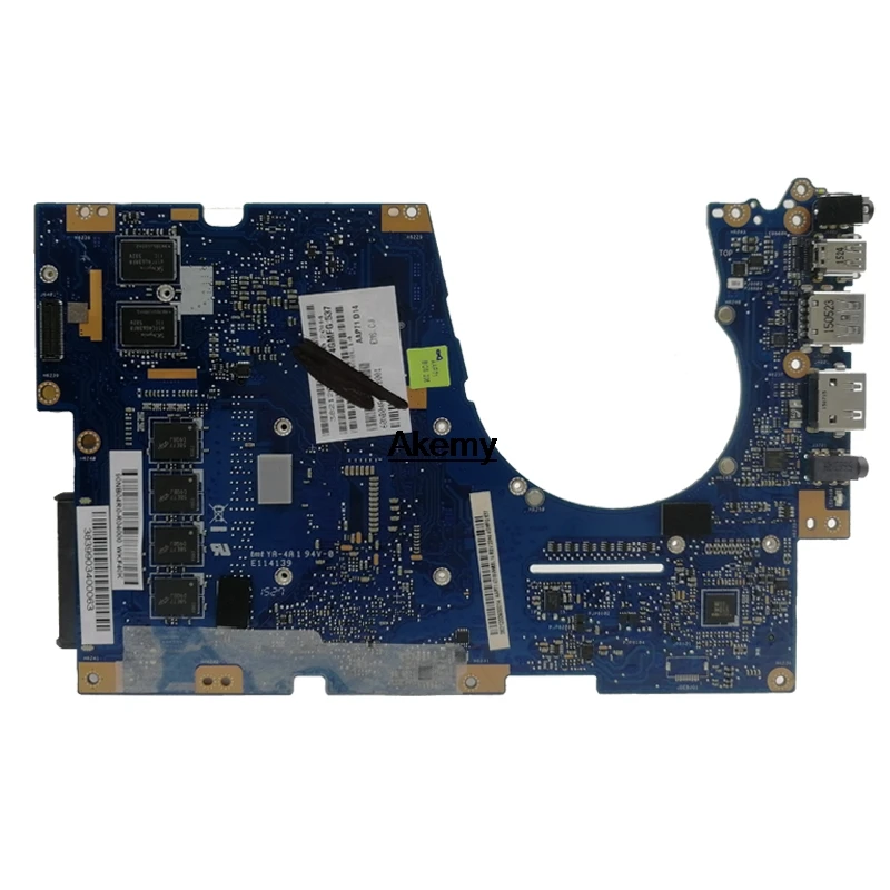 Для ASUS UX303UB UX303U UX303UB U303U материнская плата для ноутбука тест ОК GT840M 4 Гб ram i7-4500U/4510U cpu sed-Heatsink