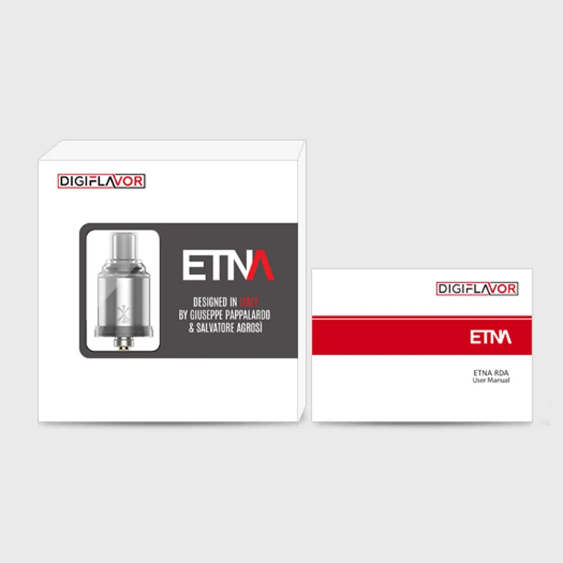 С подарком оригинальный Digiflavor ETNA MTL RDA танк 22 мм Поддержка один Головка Катушки