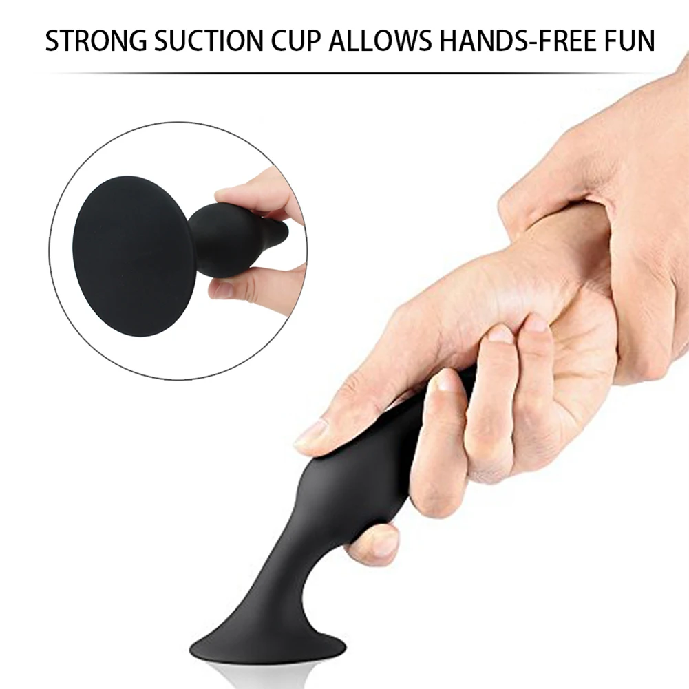 Butt Plug Training Kit Anal Sex Toy Set with Suction Cup for Safe Hands Free toys Vaginal Ass Prostate Massager |