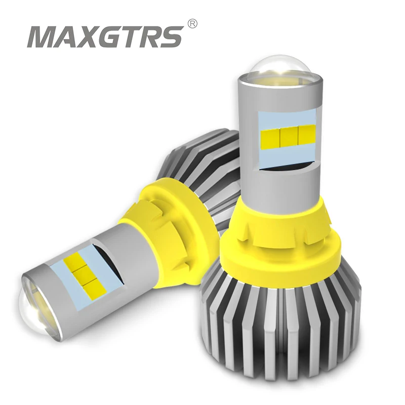 2 шт. Автомобильные светодиодные лампы T15 LED 1156 BA15S 7440 W21W 3030 W16W|Сигнальная лампа| |