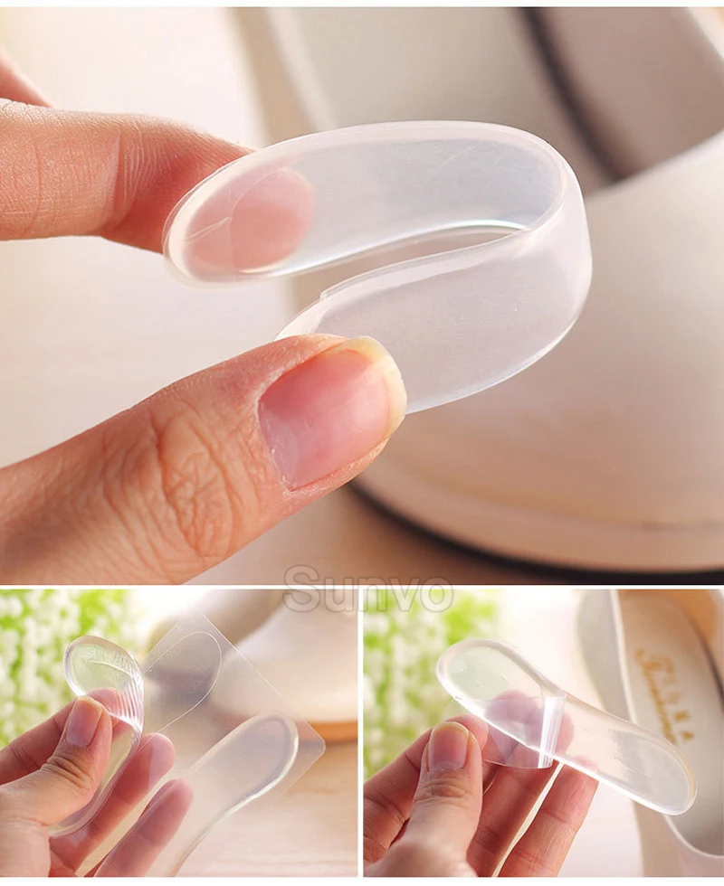 1Pair Invisible Elastic Silicone Transparent Shoelaces For High Heel Shoes, Clear Shoe Laces Shoelace Straps Shoe Accessories
