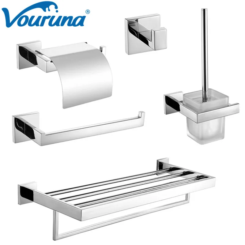 VOURUNA 304 SUS комплект оборудования для ванной комнаты из нержавеющей стали крючок