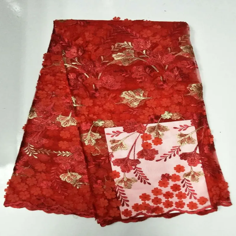 Красивые 3D наклейки с золотой нитью вышивки кружевной ткани для торжественное