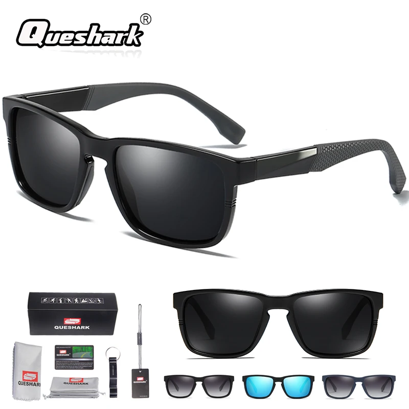 Поляризационные спортивные очки для рыбалки мужские езды на велосипеде UV400