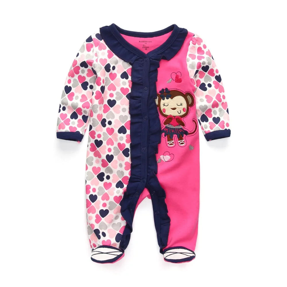 Детские комбинезоны Kiddiezoom детская одежда Одежда для новорожденных мальчиков и