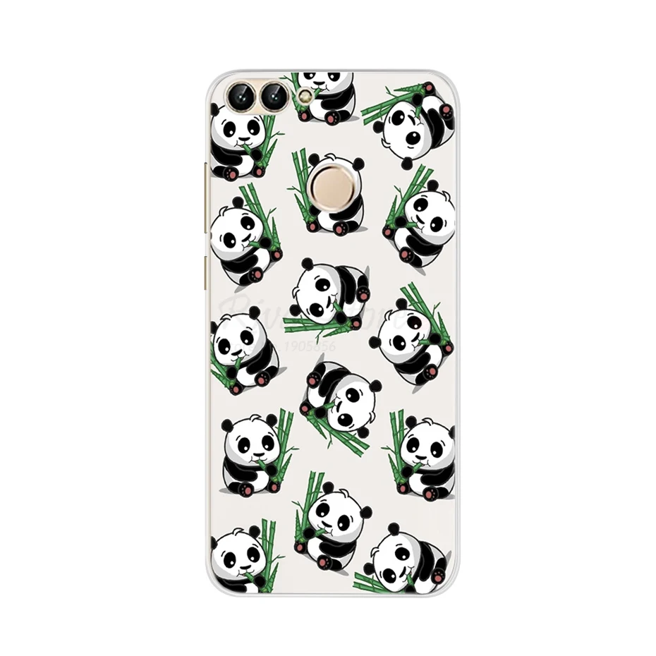 Для TPU huawei P Smart чехол 5,65 милый силиконовый мягкий чехол из ТПУ с животными для huawei PSmart чехол для телефона huawei P Smart задняя крышка
