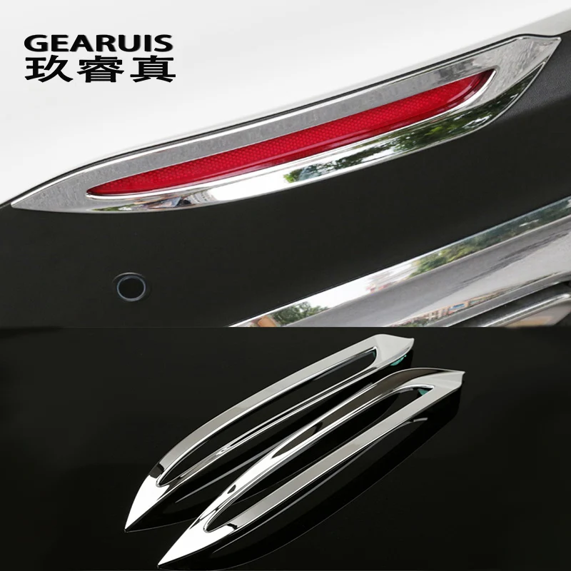 

Car styling Rear fog lamps cover grille slats fog lights cover decoration Trim strips for Mercedes Benz GLC Class X253 Sport
