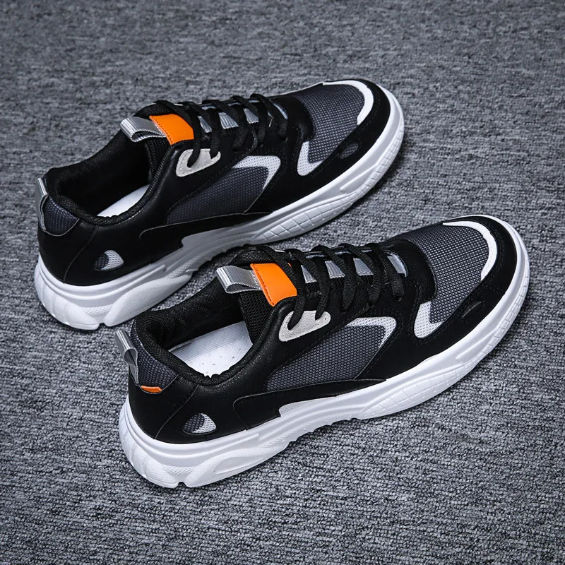 Мужская Вулканизированная обувь дышащие удобные кроссовки мужская повседневная