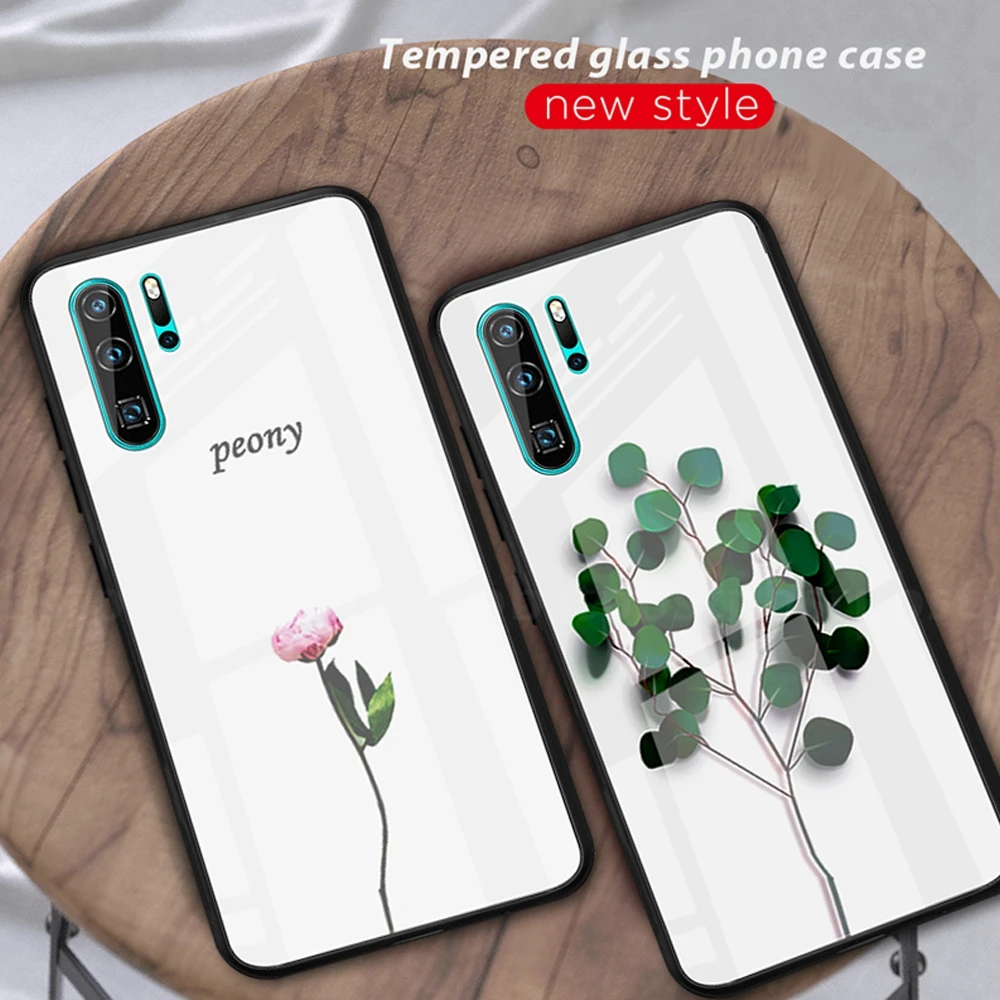 Чехол из закалённого стекла для Huawei P30 Lite Pro P20 в ассортименте | Мобильные телефоны