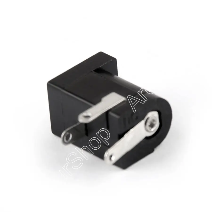Areyourshop 10 шт. 2 1 мм x 5 Источник питания DC гнездовой разъем типа баррель PCB крепление |