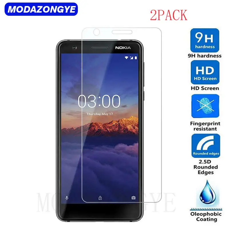 Закаленное стекло для Nokia 3 1 2 шт. защитная пленка 2018 TA-1063 TA-1057 защитное