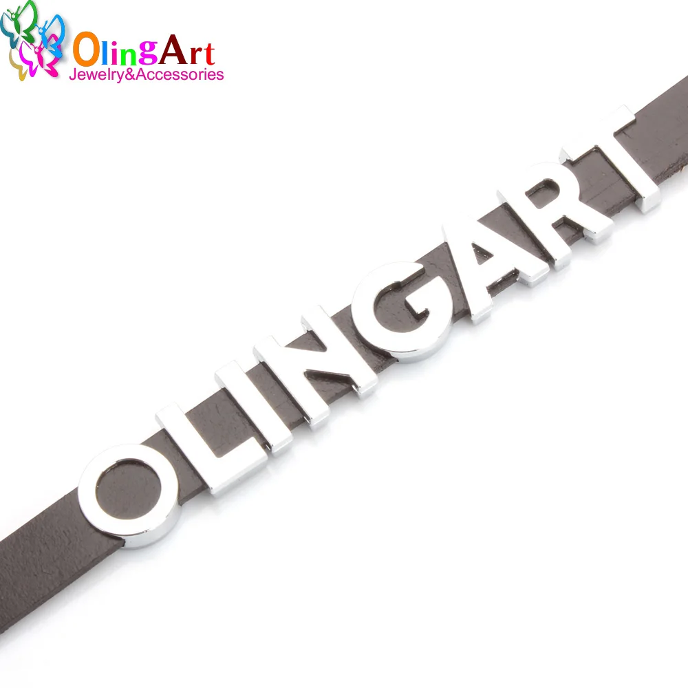 Olingart 10 шт./лот полный набор английских букв формы и т. д. плоский ползунок