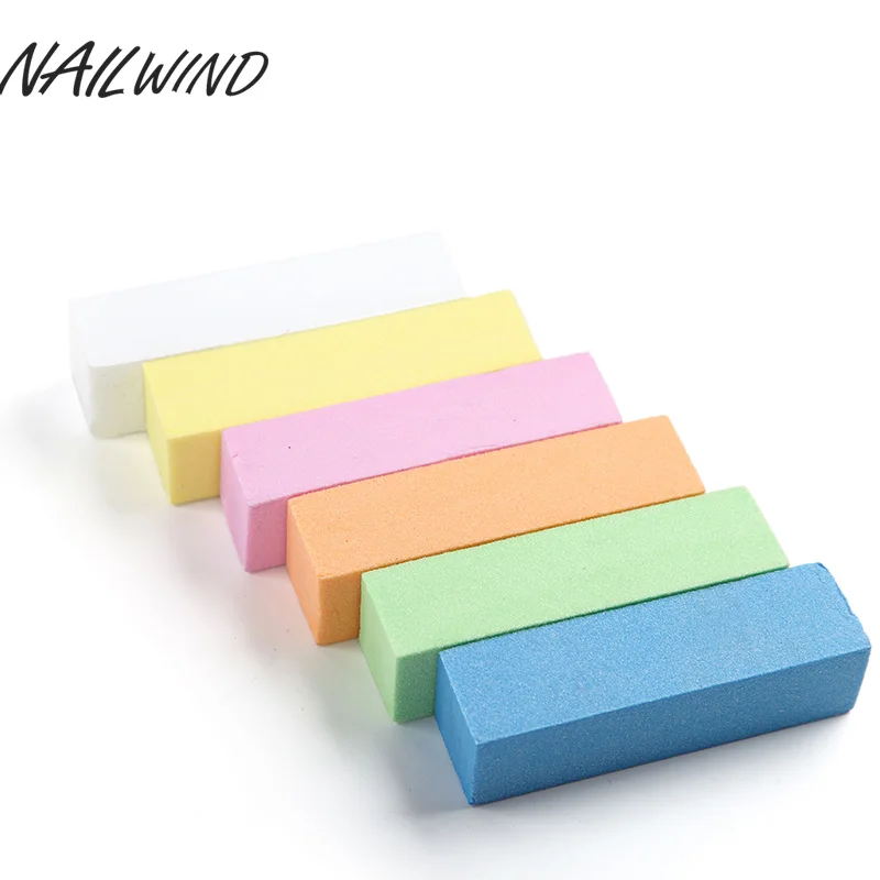 NAILWIND 1 шт. пластиковые девушки 6 цветов DIY Инструменты для дизайна ногтей буфер