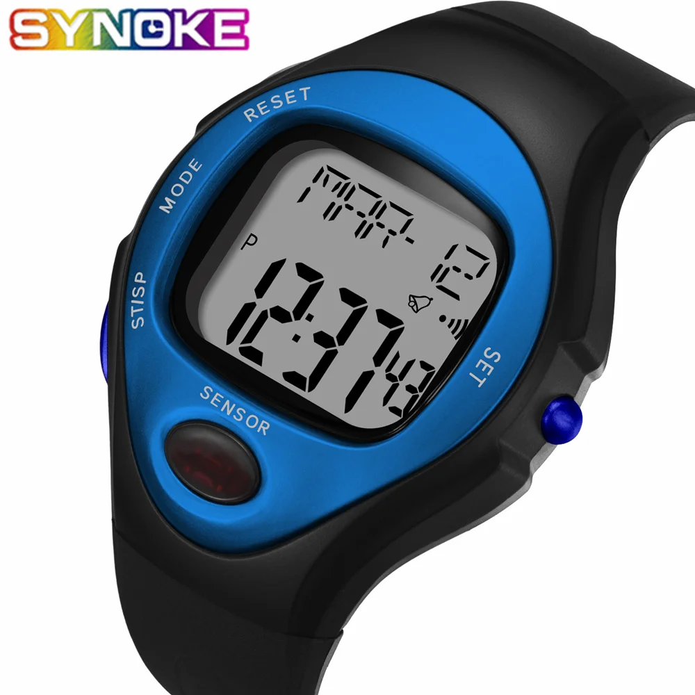 SYNOKE/Новое поступление Детские спортивные часы на открытом воздухе Светодиодные