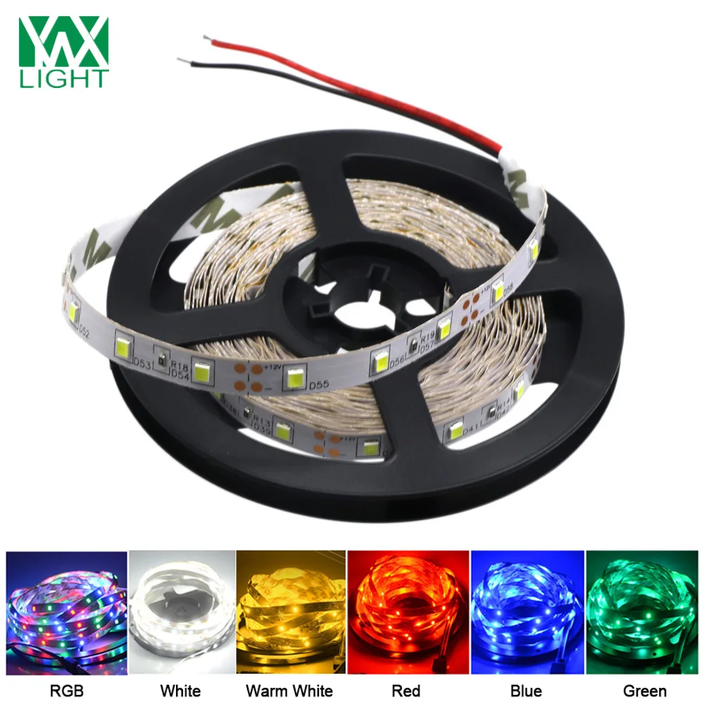 Ywxlight 5 м 60 светодиодов/M Светодиодные ленты свет лампы SMD 3528 Гибкие светодиодные
