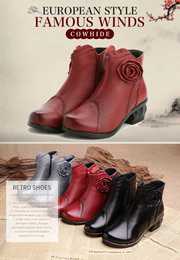 Xiuteng/высокое качество; Mujer Chaussure; женские ботинки из натуральной кожи; повседневные женские туфли-лодочки; зимние сапоги; плюшевые зимние сапоги для женщин
