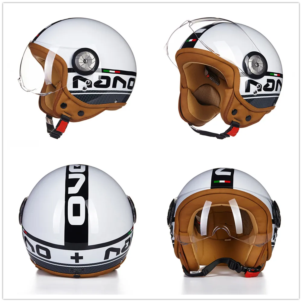 BEON moto rcycle шлем скутер moto cicleta 3/4 унисекс Casco шлем с открытым лицом шлемы, каски Чоппер Capacete moto Винтаж