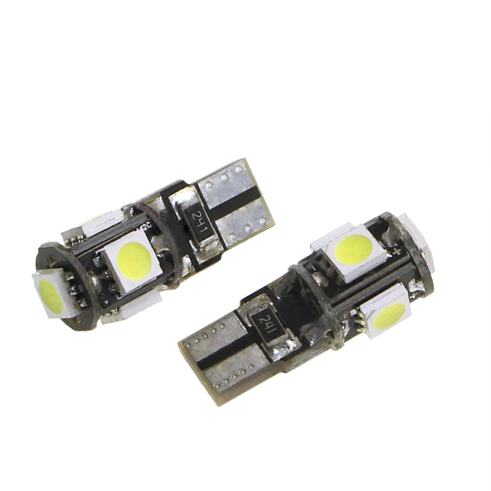 KEIN 10 шт. t10 led Canbus w5w 5smd 5050 водить автомобиль 194 168 клиновидные боковые светильник