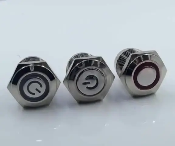 2 шт. PX16D-P10Z-E LED подсветка Кнопка питания 16 мм кнопочный переключатель с кольцом -