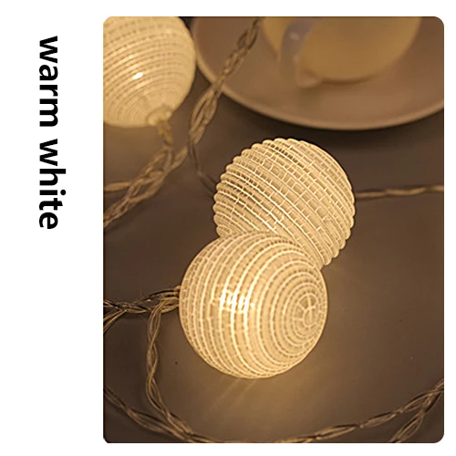 40LED-5m-Warm 20 40 Led шар струнный светильник для спальни декоративный шар гирлянды Форма Сказочный светильник AA на батарейках медный провод Светильник SL067 - Испускаемый цвет: 40LED-5m-Warm