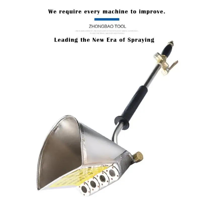 Пистолет распылитель из нержавеющей стали для окраски стен цементный раствор