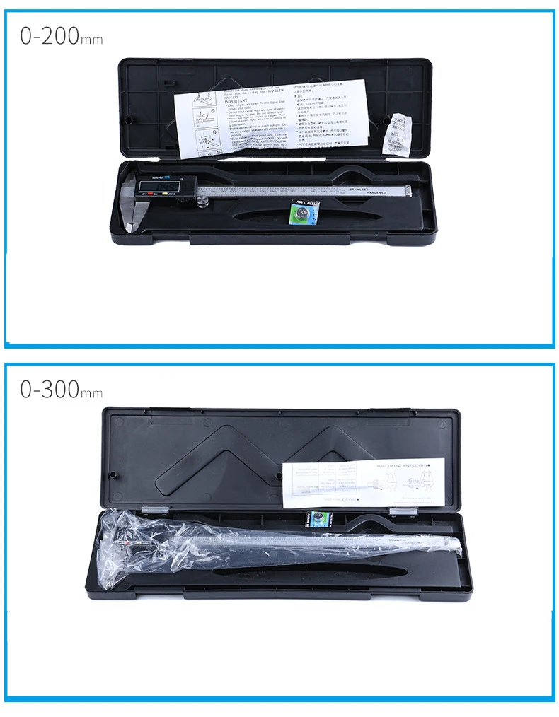 MAXMAN 0-100/0-150/0-200/0-300 мм Высокоточный электронный цифровой штангенциркуль из нержавеющей стали измерительные и измерительные инструменты