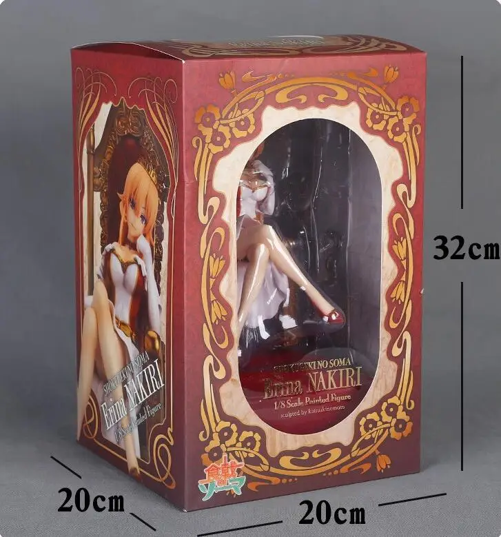 Одна штука аниме Shokugeki No Soma Erina Nakiri 1/8 масштаб окрашенная ПВХ фигурка