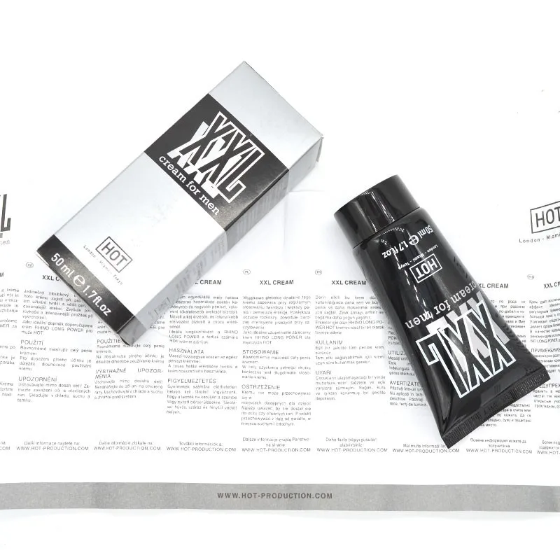 Мужской увеличение пениса изделии повышается крем XXL Расширение расширения 50 мл