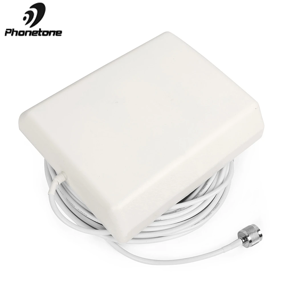 800-2500MHz 9dBi GSM 3G Lte inside high gain Antenna Indoor Directional Panel Antenna with 5m cable for Repeater Signal Booster