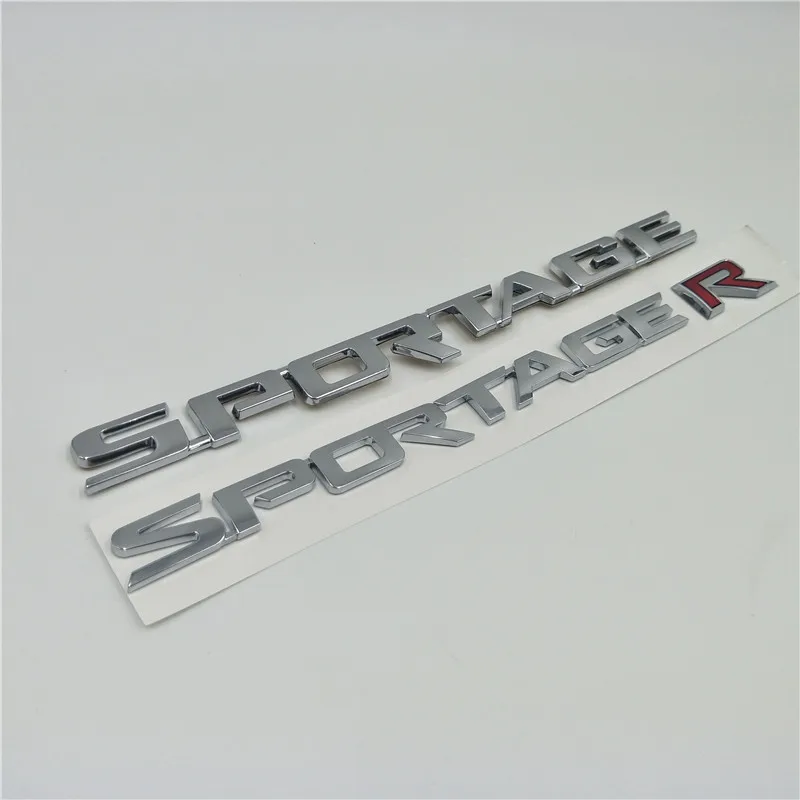 Для Kia Sportage задний багажник хвост ворота эмблема Sportage R табличка наклейки в виде букв