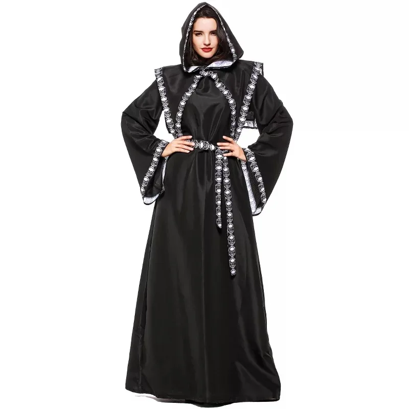 Женский костюм в готическом стиле на Хэллоуин для взрослых|gothic witch costumes|witch costumewomen