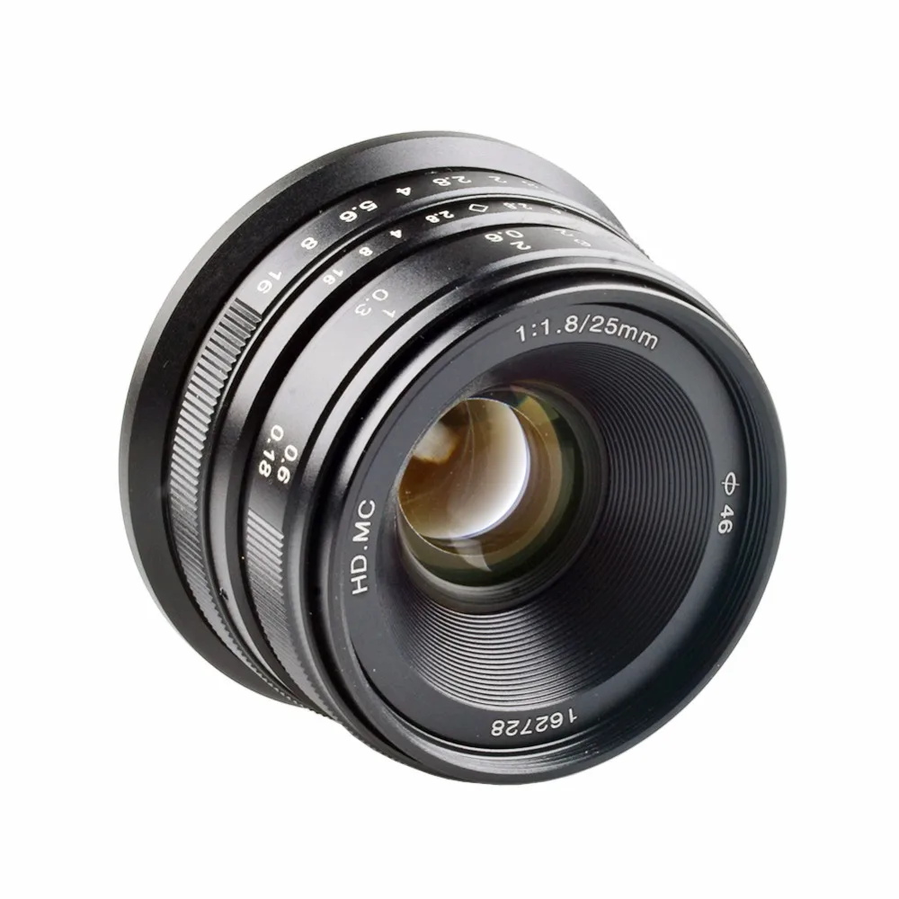 Lightdow 25 мм F1.8 ручная основная линза для Sony E Mount/FX Mount/для камер Micro 4/3 A6500 A6300 X A1 A2 G1 G3 G4