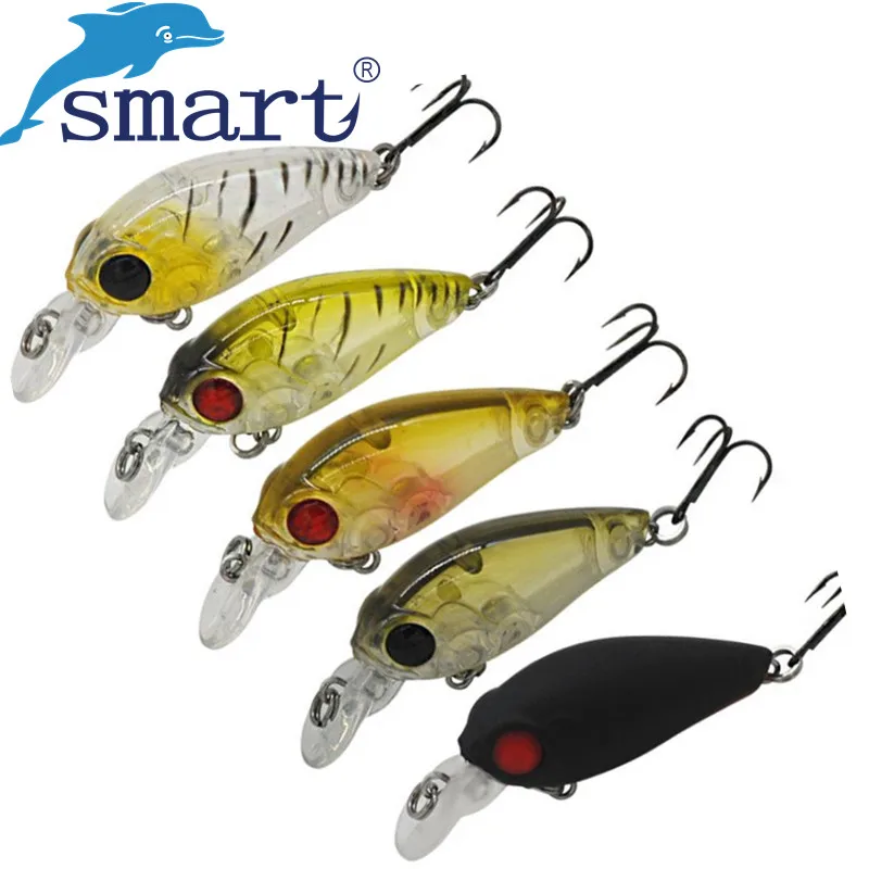 Умная Рыболовная Приманка 5 шт. 35 мм 3 г плавающий 1 0 m воблер мини Crankbait жесткие