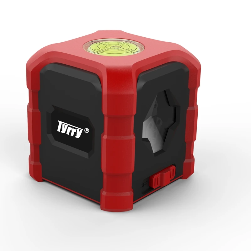 Портативный лазерный уровень 2 линии красный/зеленый самовыравнивающийся