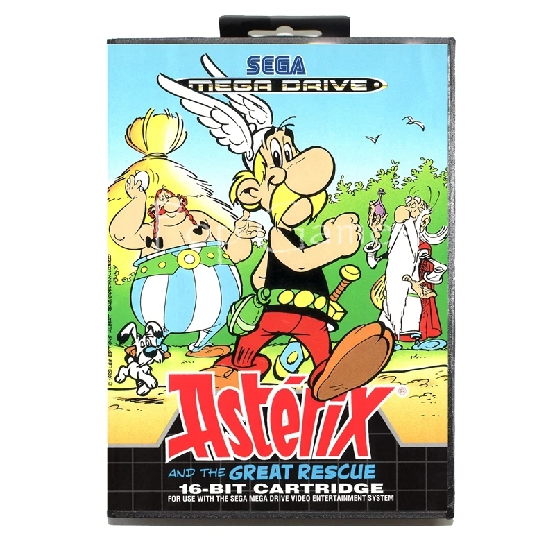 Звездочка Great Rescue с коробкой для 16-битной игровой карты Sega MD Mega Drive видеоконсоли