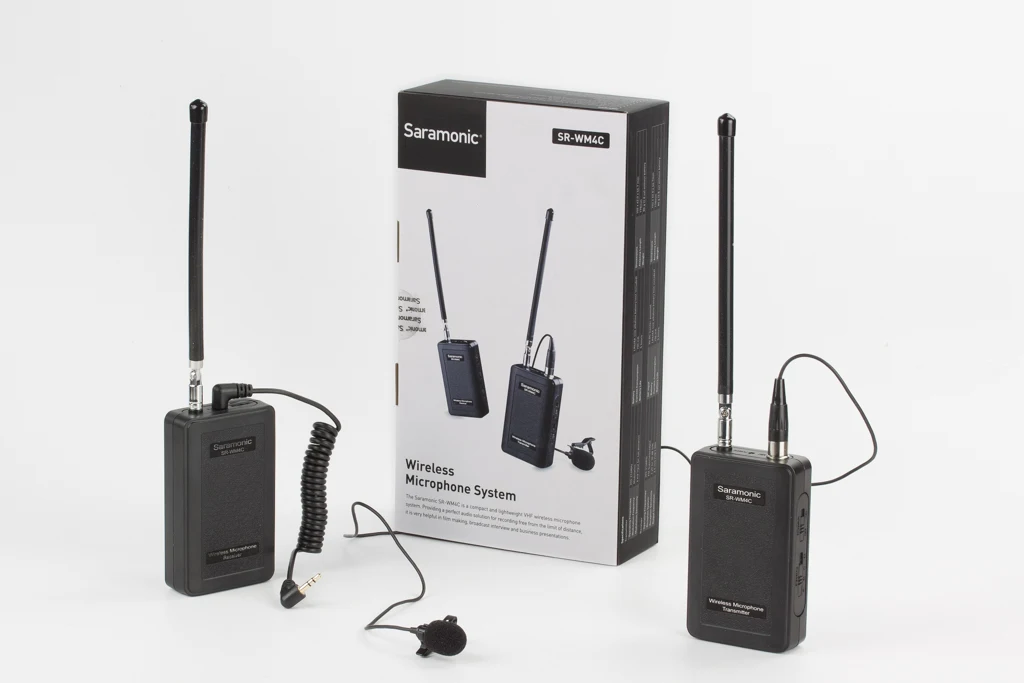 Saramonic SR WM4C 4 канальный VHF беспроводной радиомикрофон петличный микрофон для