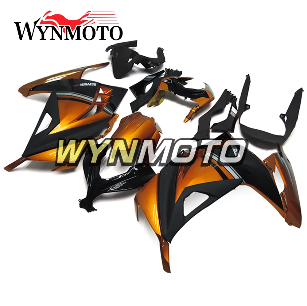 

Complete Gold Black Fairings For Kawasaki EX300R 2013-2015 Ninja 300 13 14 15 Year ABS Injection Plastics Motorbike Bodywork New