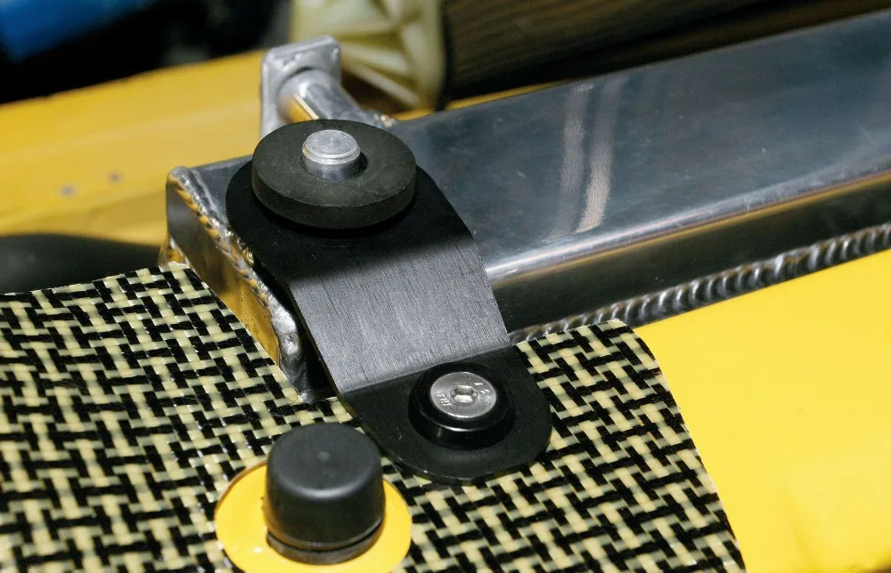 JDM Алюминий радиатор уотертанк Stay Кронштейн Поддержка построен исправить