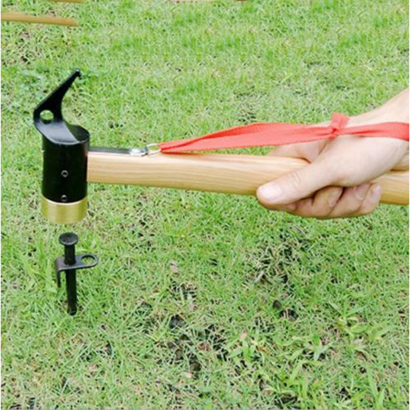 

Heavy Duty Outdoor Camp Mallet Hammer Tent Pegs Stake Nail Puller Remover Tools