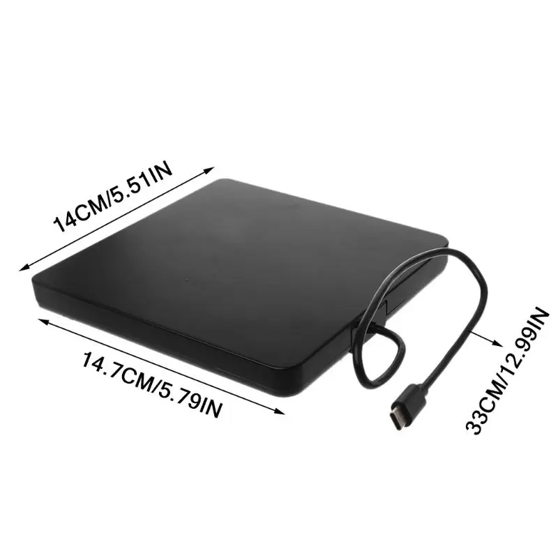 USB C Тип CD DVD RW рекордер Внешний Оптический привод горелка Rom реписатель для Macbook