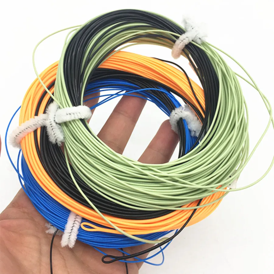 2 Welded Lopps 3#-9#F/S Weight Forward Floating Fly Fishing line With Sinking Tip 100FT Fly Line
