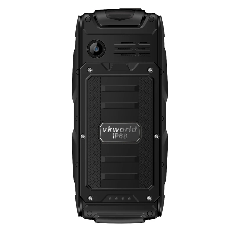 VKworld New Stone V3 3 SIM карта IP68 Водонепроницаемая Русская клавиатура 2,4 дюймов SC6531CA светодиодный фонарик 3000 мАч для мобильного телефона - Цвет: Grey